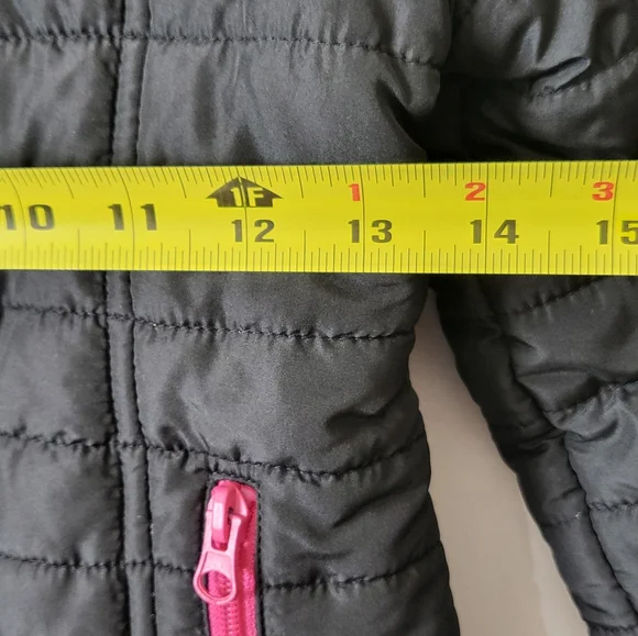 G by Guess Kids Black and Pink Puffer Jacket - Picture 9 of 11
